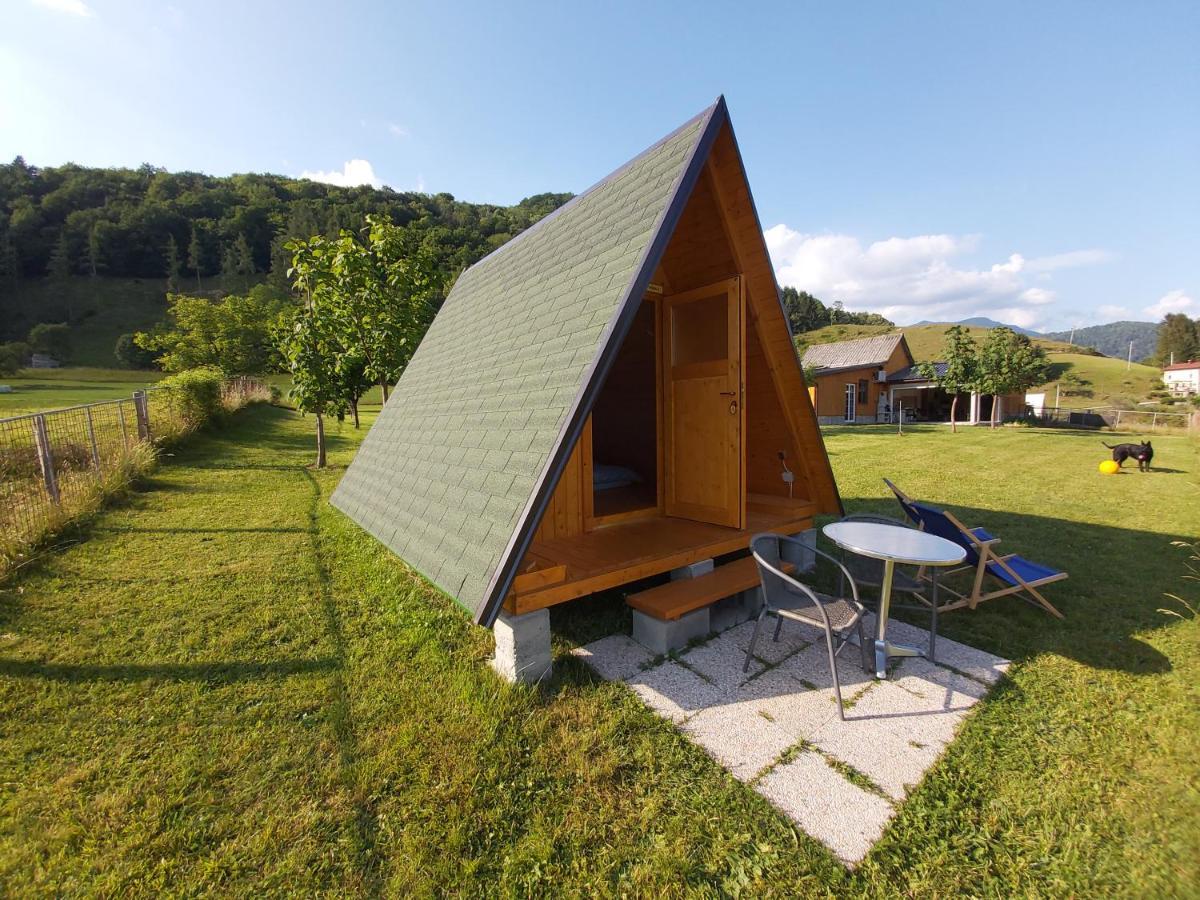 Hotel Glamping Hiske Petrin Tolmin Exterior foto