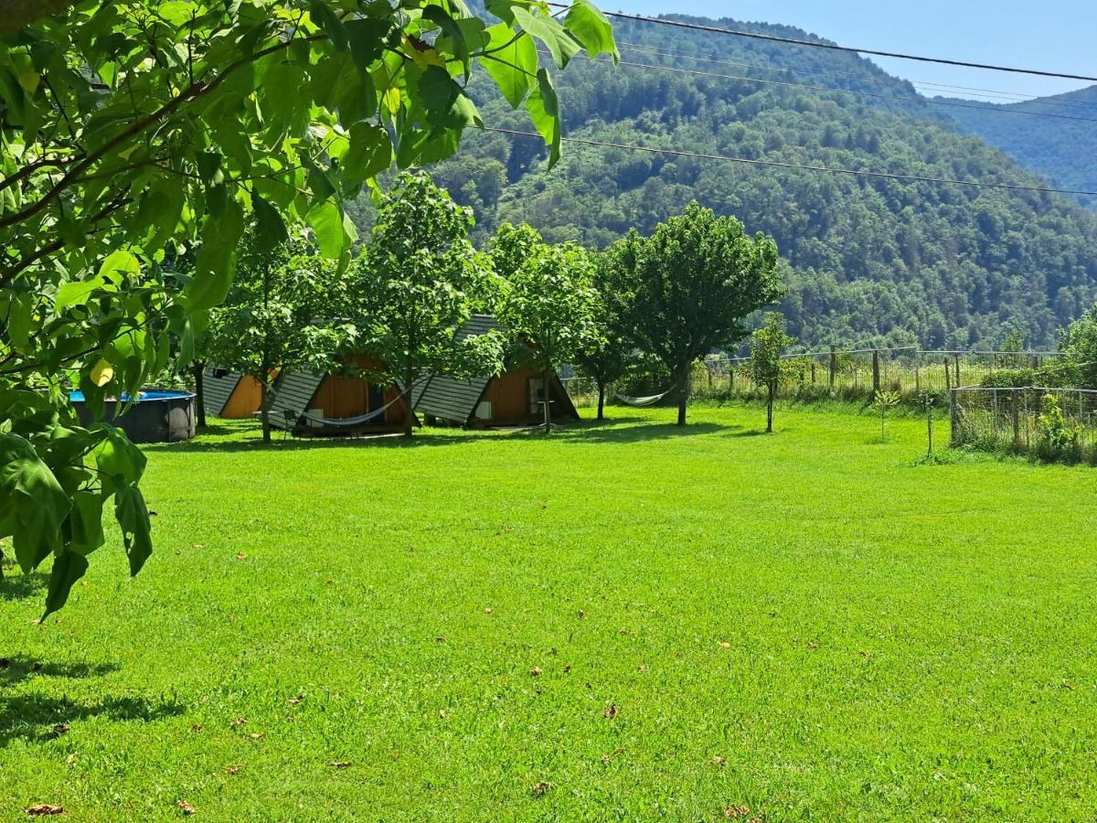 Hotel Glamping Hiske Petrin Tolmin Exterior foto
