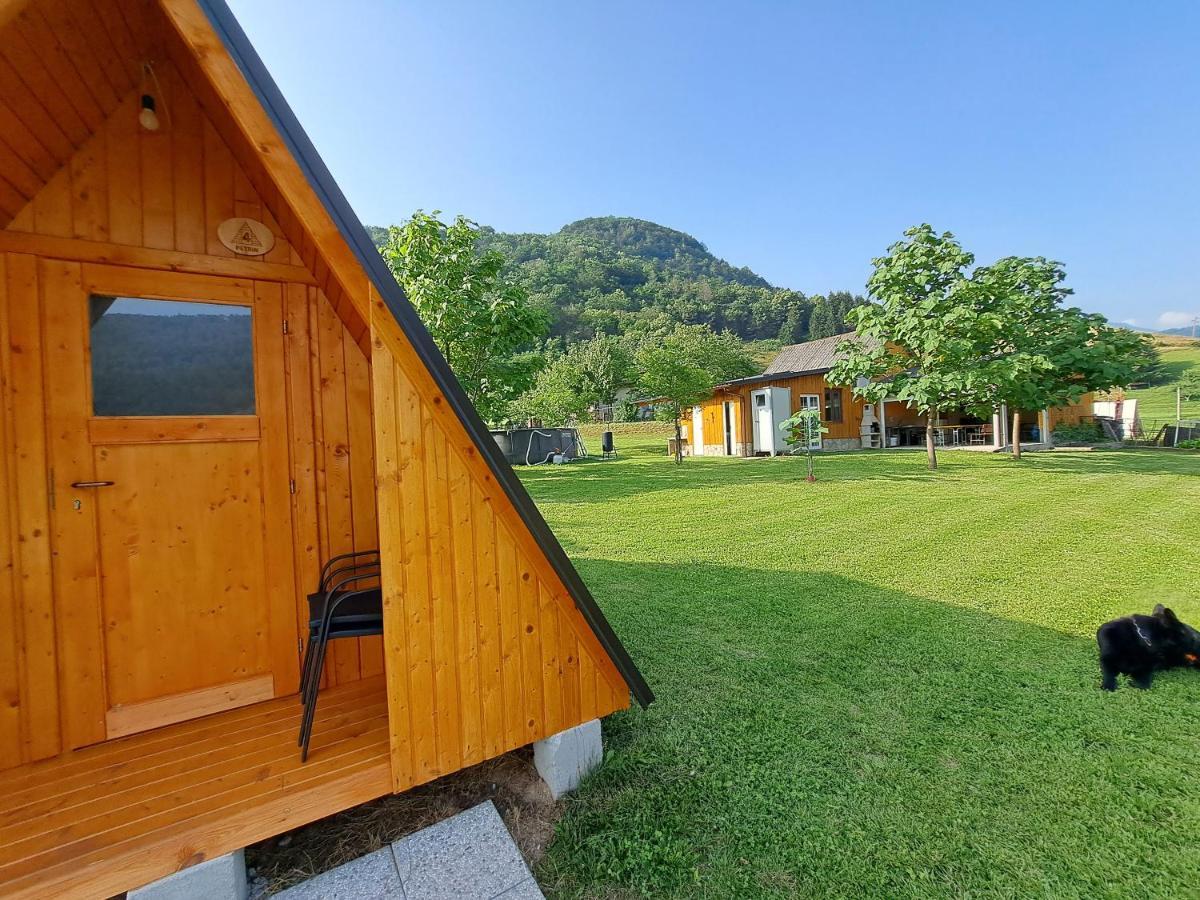 Hotel Glamping Hiske Petrin Tolmin Exterior foto